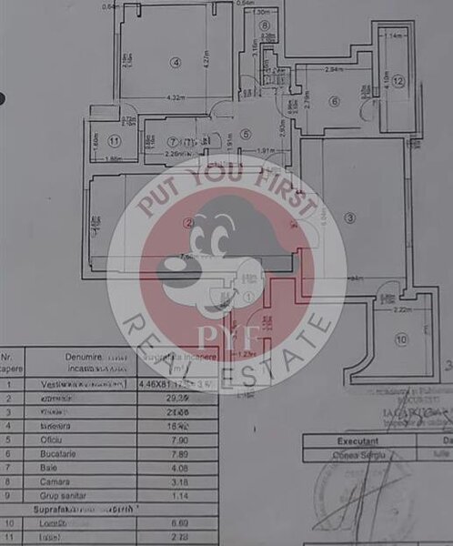 Mosilor | Apartament 3 camere | Semidecomandat | 114mp | B11561
